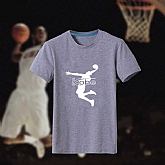Men's Kobe Bryant Fresh Logo Gray Short Sleeve T-Shirt FengYun,baseball caps,new era cap wholesale,wholesale hats